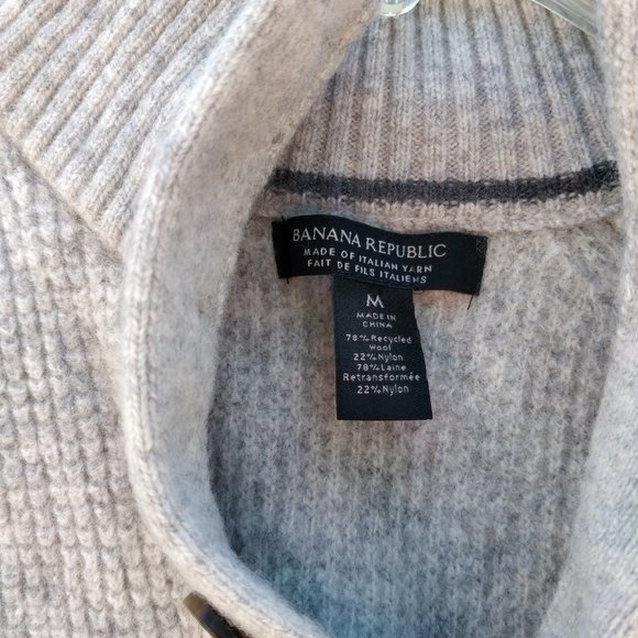 Grey Wool-Blend Sweater - Picture 3 of 3